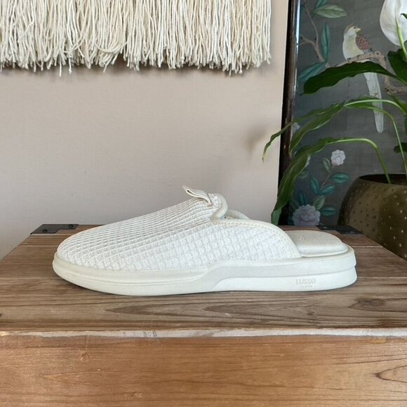 Museum of Peace & Quiet x Lusso Cloud Pelli Bone/Off White Slipper Mules Size 8 - Picture 6 of 11